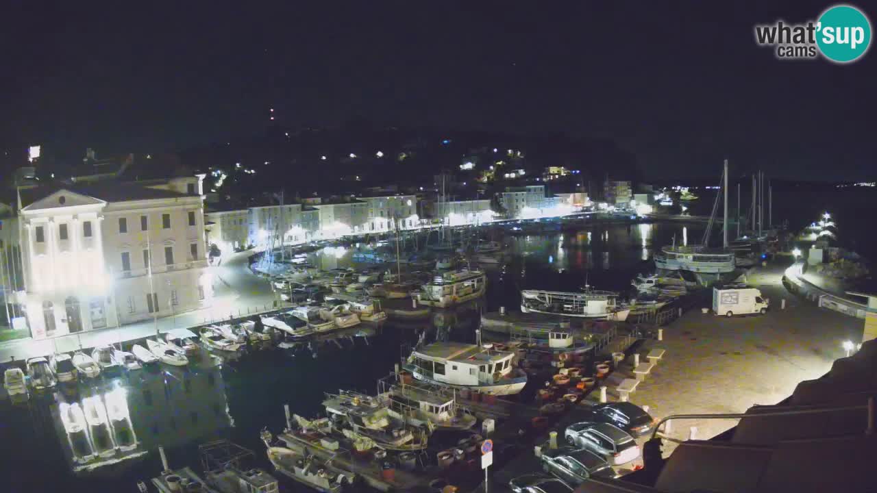 Live webcam da Pirano “Mandrač” – Splendida vista live da Villa Piranesi