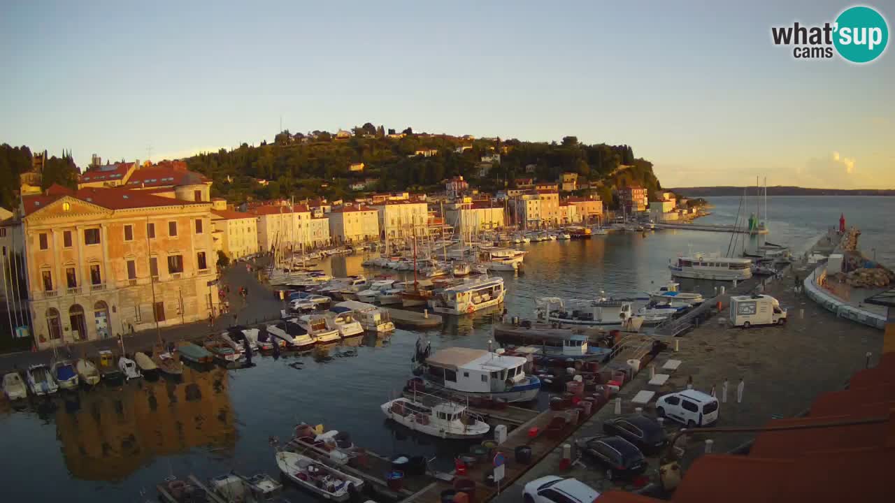 Cámara web en vivo desde Piran “Mandrač” – Increíble vista en vivo desde Villa Piranesi