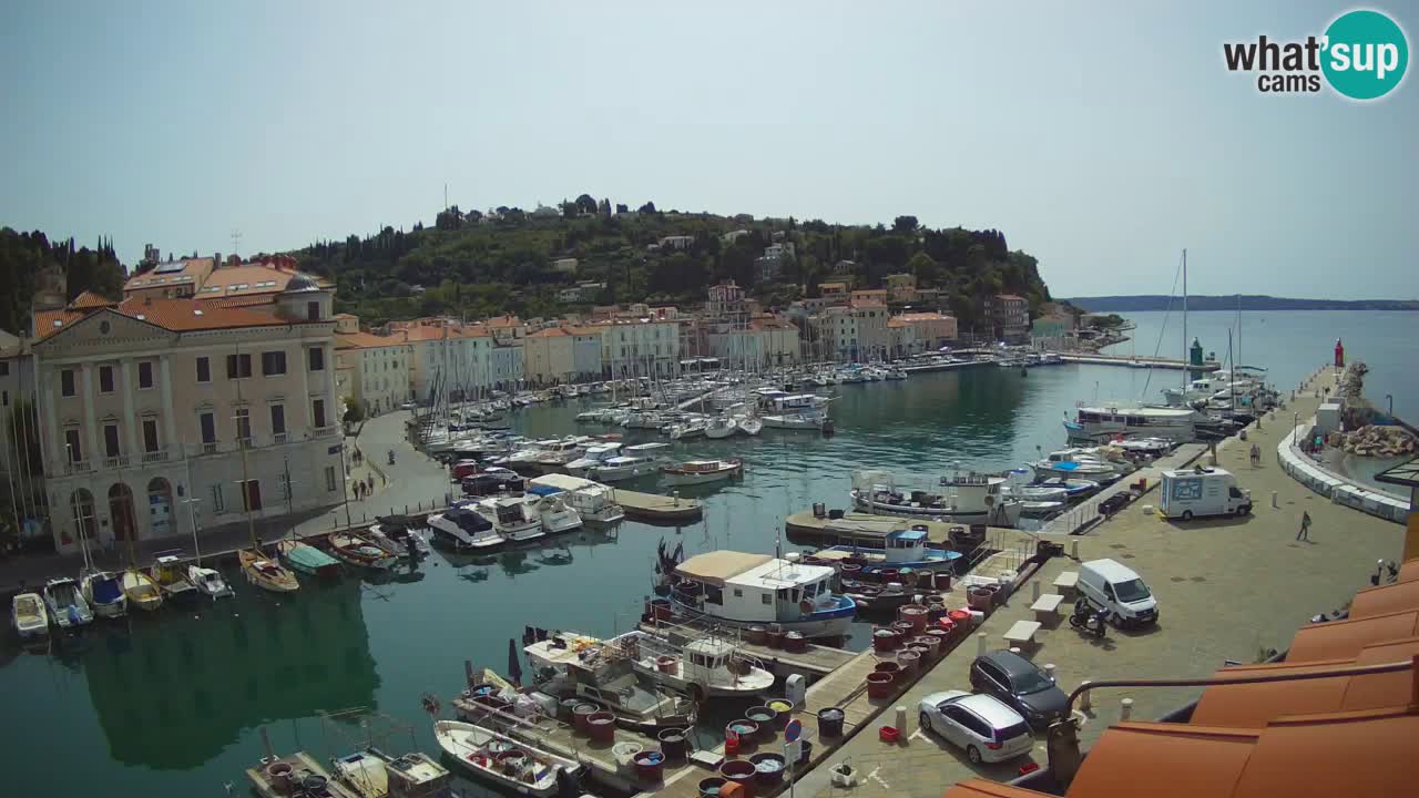 Live webcam from Piran “Mandrač” – Amazing live view from Villa Piranesi