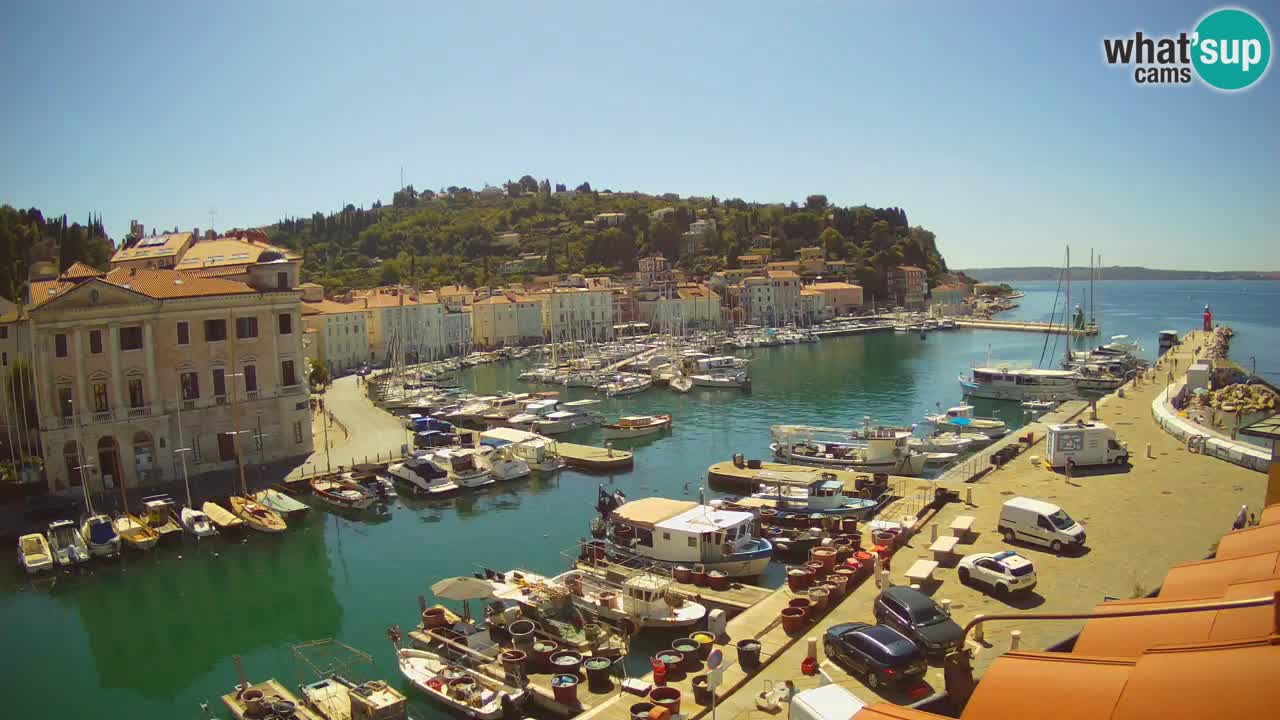 Cámara web en vivo desde Piran “Mandrač” – Increíble vista en vivo desde Villa Piranesi