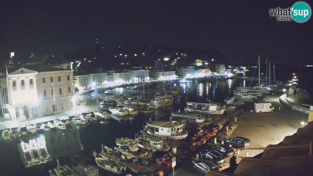Live webcam da Pirano “Mandrač” – Splendida vista live da Villa Piranesi