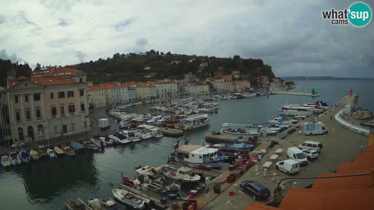 Live-Webcam aus Piran “Mandrač” – Erstaunliche Live-Ansicht von Villa Piranesi