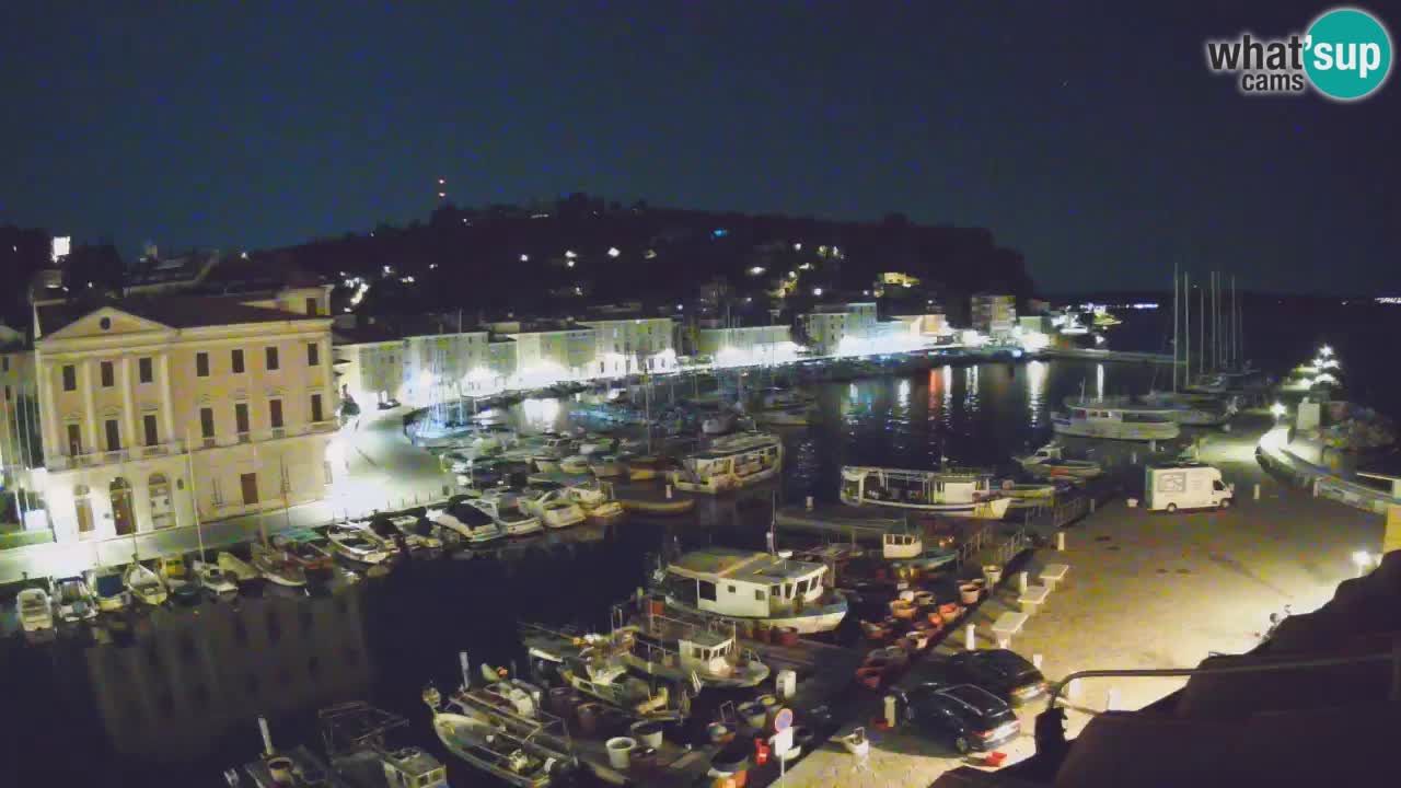 Live webcam da Pirano “Mandrač” – Splendida vista live da Villa Piranesi