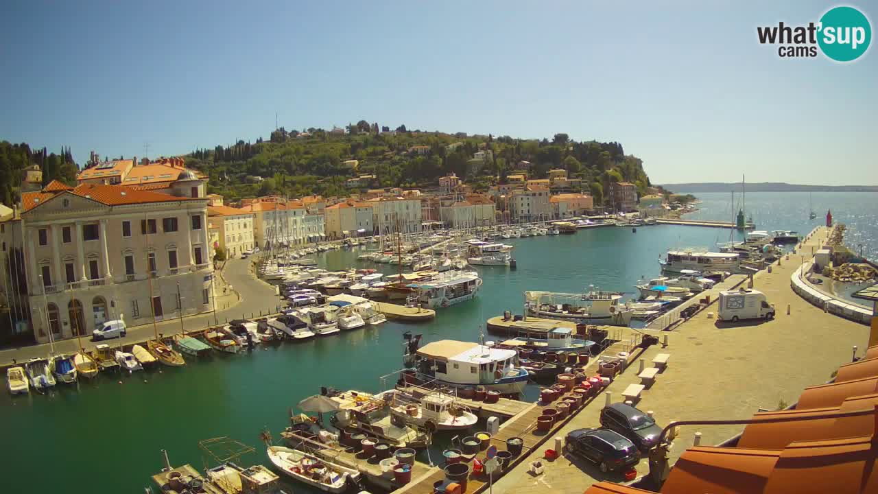Cámara web en vivo desde Piran “Mandrač” – Increíble vista en vivo desde Villa Piranesi