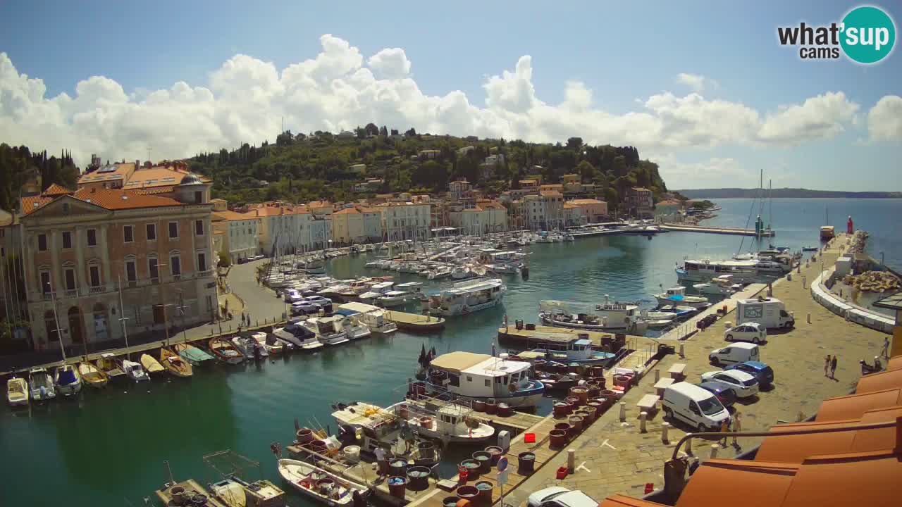 Live-Webcam aus Piran “Mandrač” – Erstaunliche Live-Ansicht von Villa Piranesi