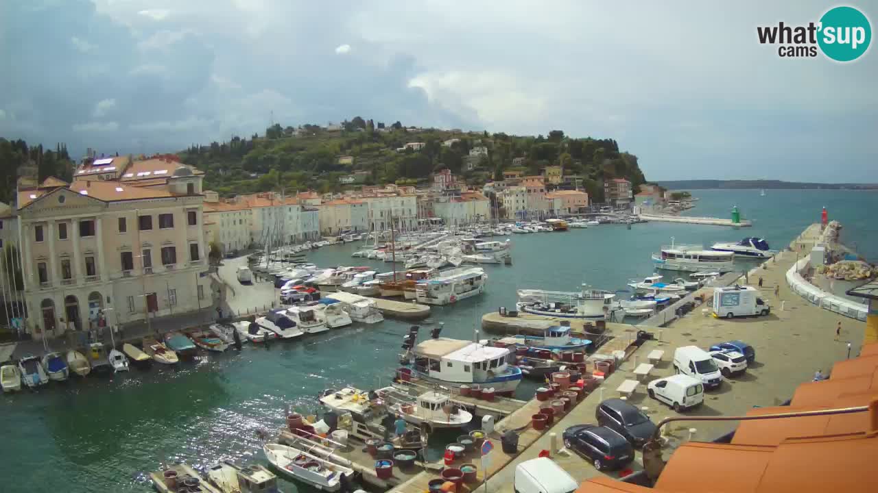Live-Webcam aus Piran “Mandrač” – Erstaunliche Live-Ansicht von Villa Piranesi