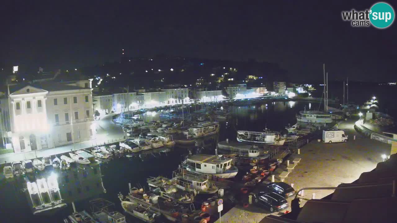 Live webcam da Pirano “Mandrač” – Splendida vista live da Villa Piranesi