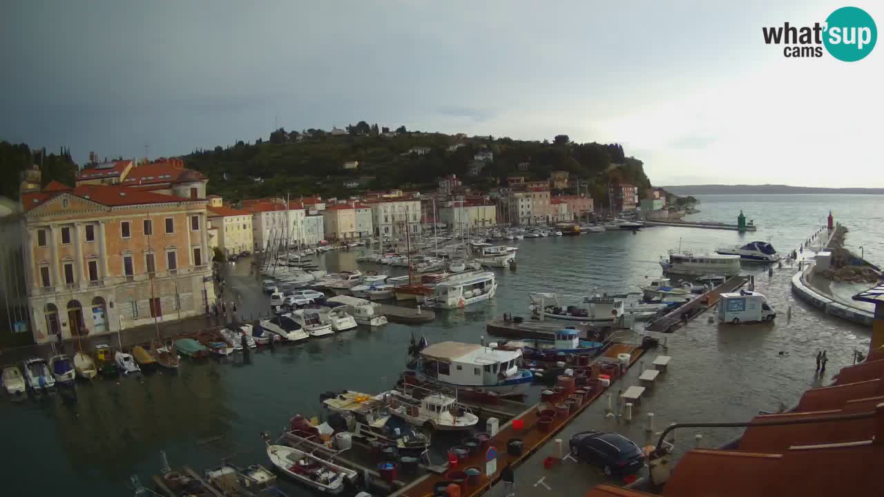 Live webcam from Piran “Mandrač” – Amazing live view from Villa Piranesi