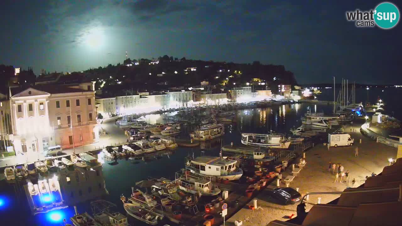 Live-Webcam aus Piran “Mandrač” – Erstaunliche Live-Ansicht von Villa Piranesi