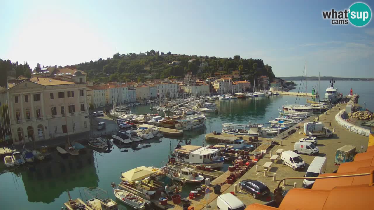 Live webcam from Piran “Mandrač” – Amazing live view from Villa Piranesi