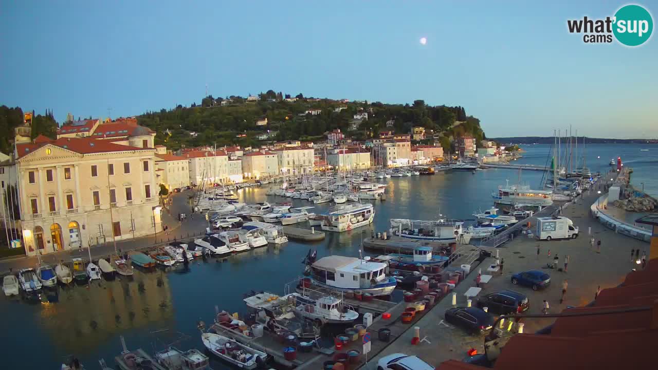 Live-Webcam aus Piran “Mandrač” – Erstaunliche Live-Ansicht von Villa Piranesi