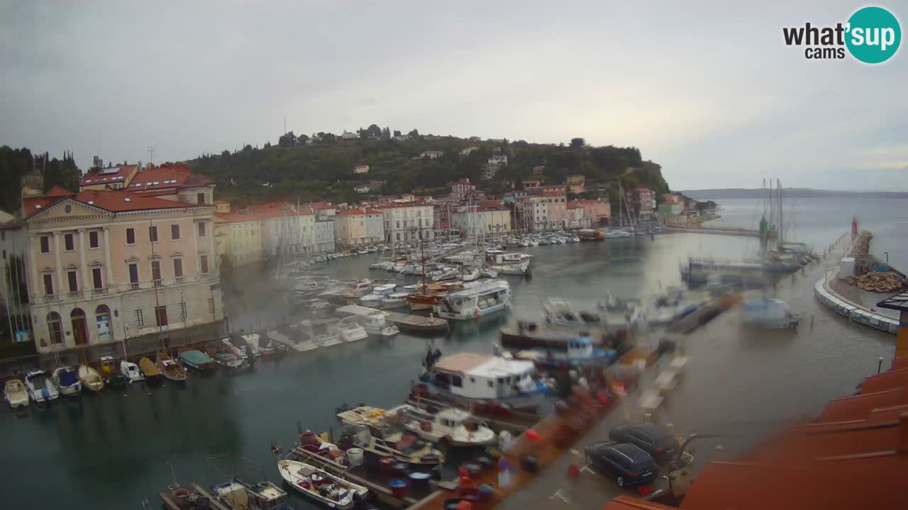 Live-Webcam aus Piran “Mandrač” – Erstaunliche Live-Ansicht von Villa Piranesi