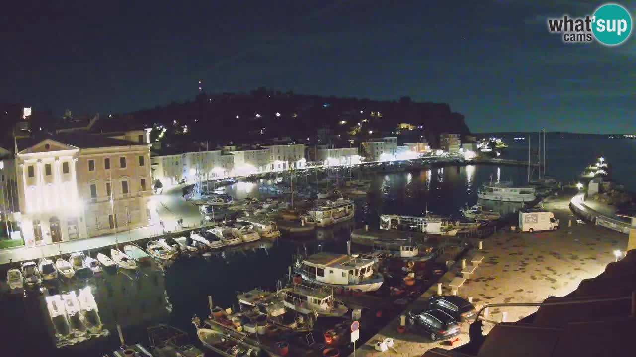 Live-Webcam aus Piran “Mandrač” – Erstaunliche Live-Ansicht von Villa Piranesi
