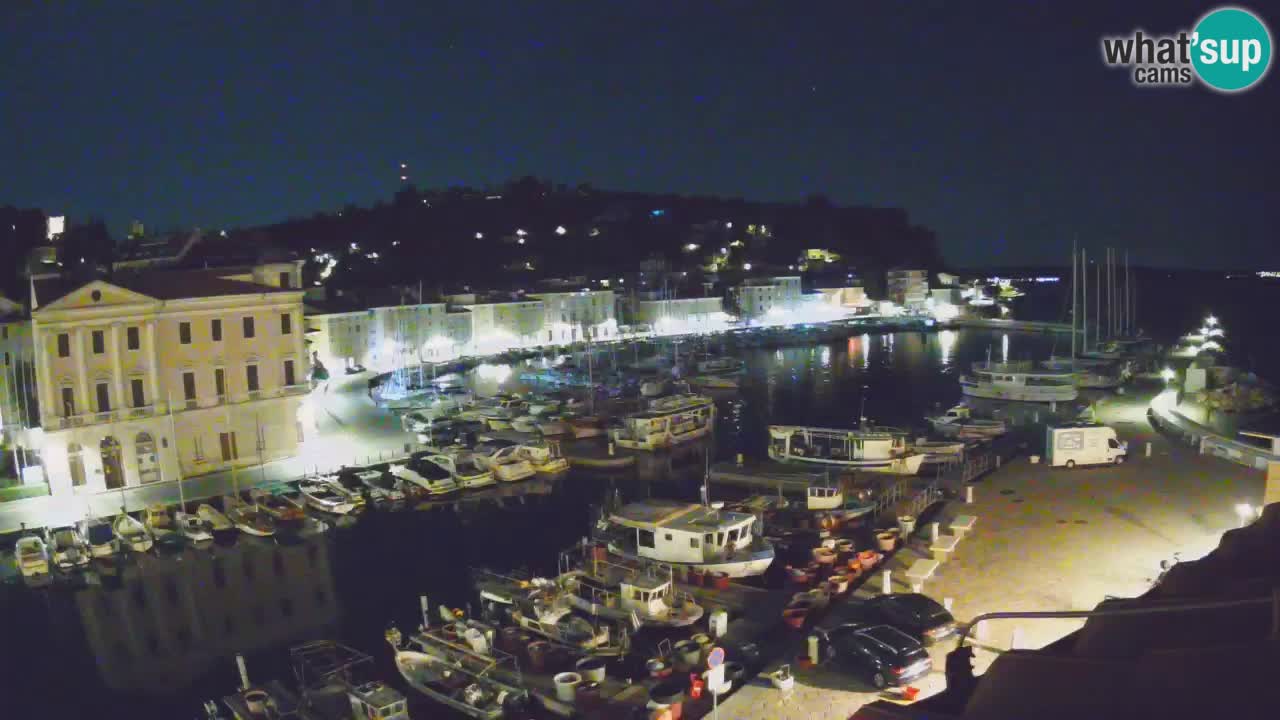 Live webcam da Pirano “Mandrač” – Splendida vista live da Villa Piranesi