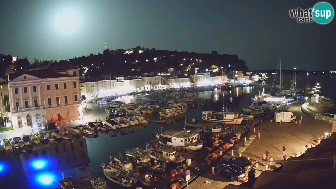 Live-Webcam aus Piran “Mandrač” – Erstaunliche Live-Ansicht von Villa Piranesi