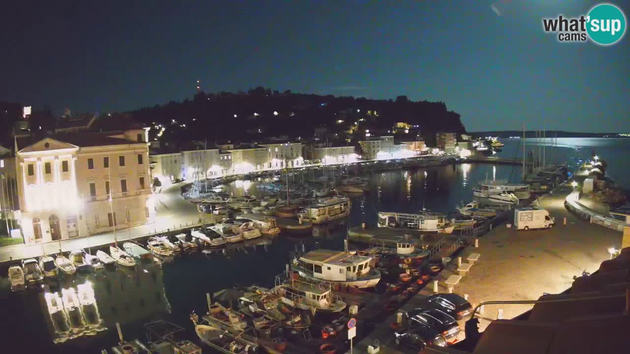 Live-Webcam aus Piran “Mandrač” – Erstaunliche Live-Ansicht von Villa Piranesi
