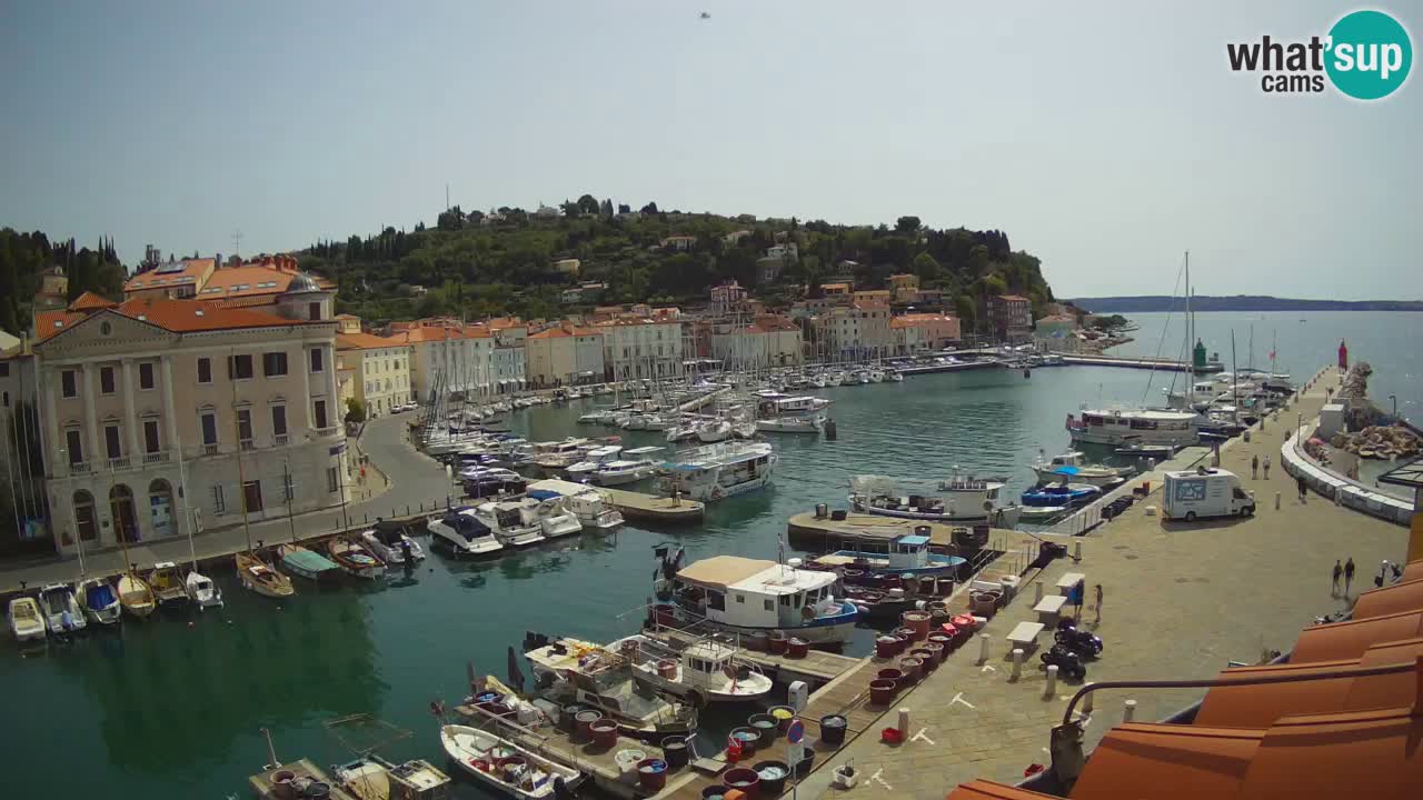 Cámara web en vivo desde Piran “Mandrač” – Increíble vista en vivo desde Villa Piranesi