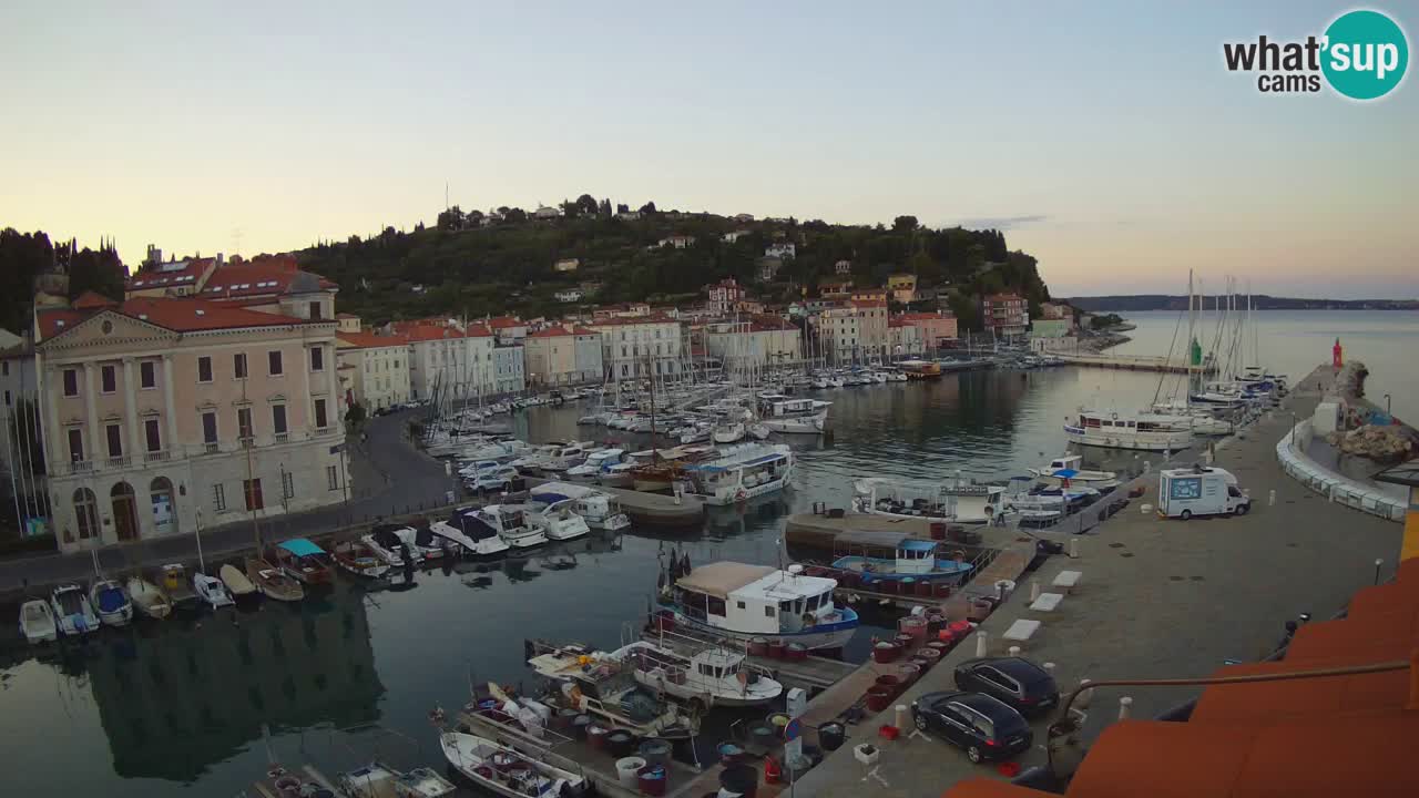 Live-Webcam aus Piran “Mandrač” – Erstaunliche Live-Ansicht von Villa Piranesi
