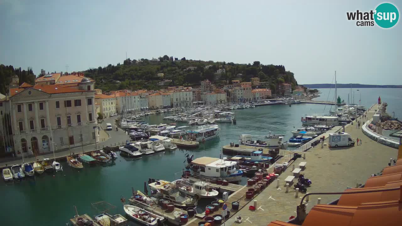 Cámara web en vivo desde Piran “Mandrač” – Increíble vista en vivo desde Villa Piranesi
