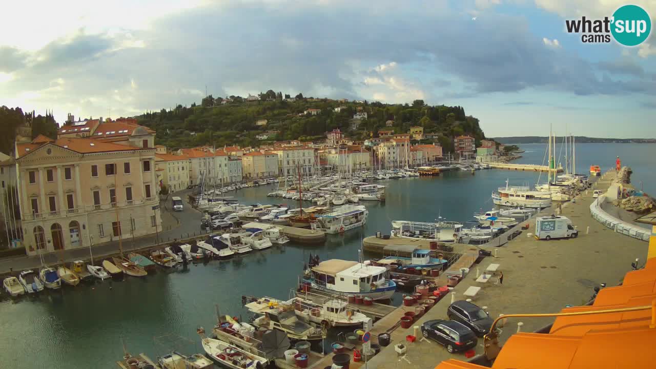 Cámara web en vivo desde Piran “Mandrač” – Increíble vista en vivo desde Villa Piranesi