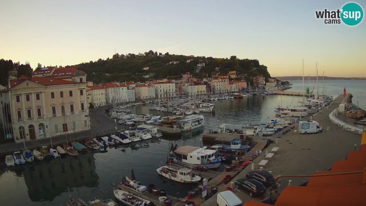 Live-Webcam aus Piran “Mandrač” – Erstaunliche Live-Ansicht von Villa Piranesi