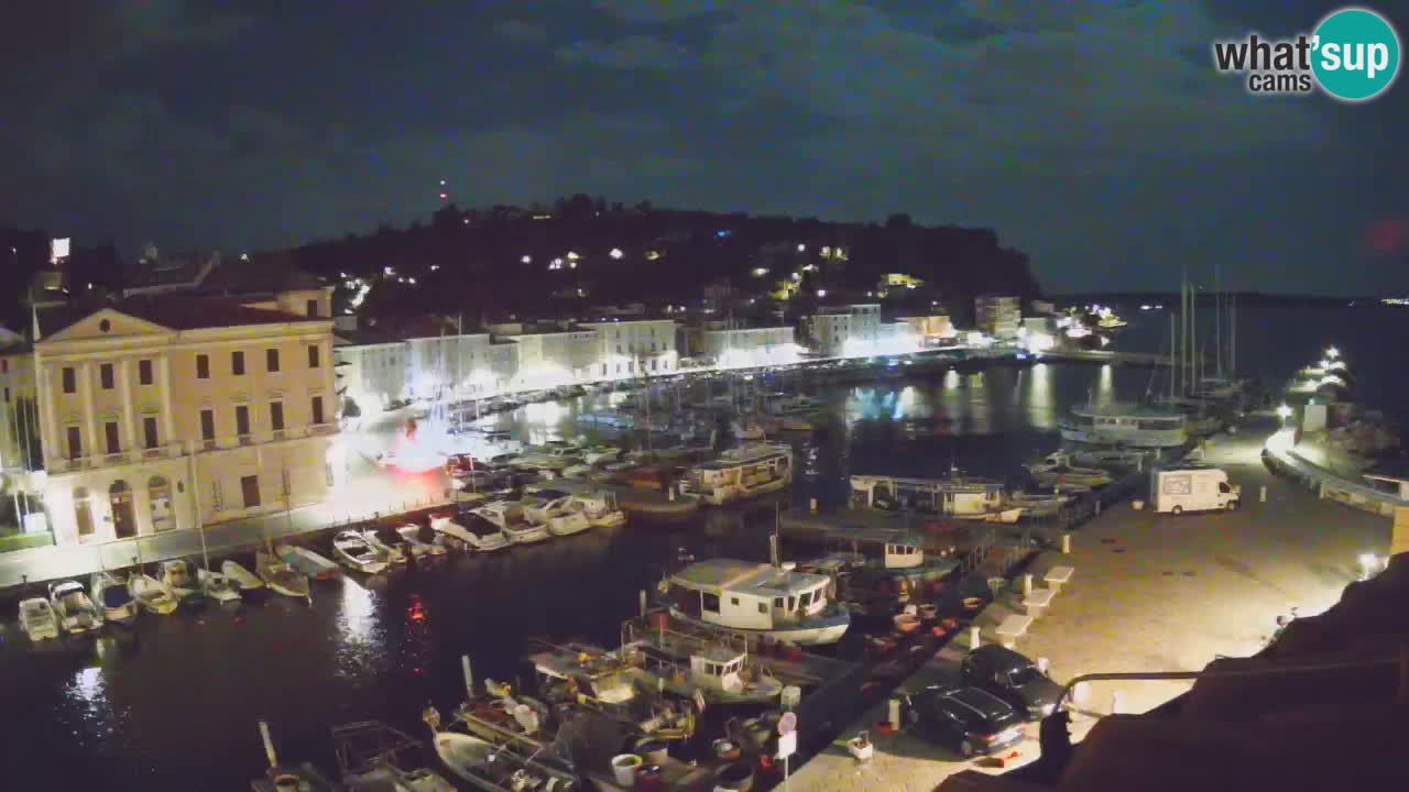 Live-Webcam aus Piran “Mandrač” – Erstaunliche Live-Ansicht von Villa Piranesi