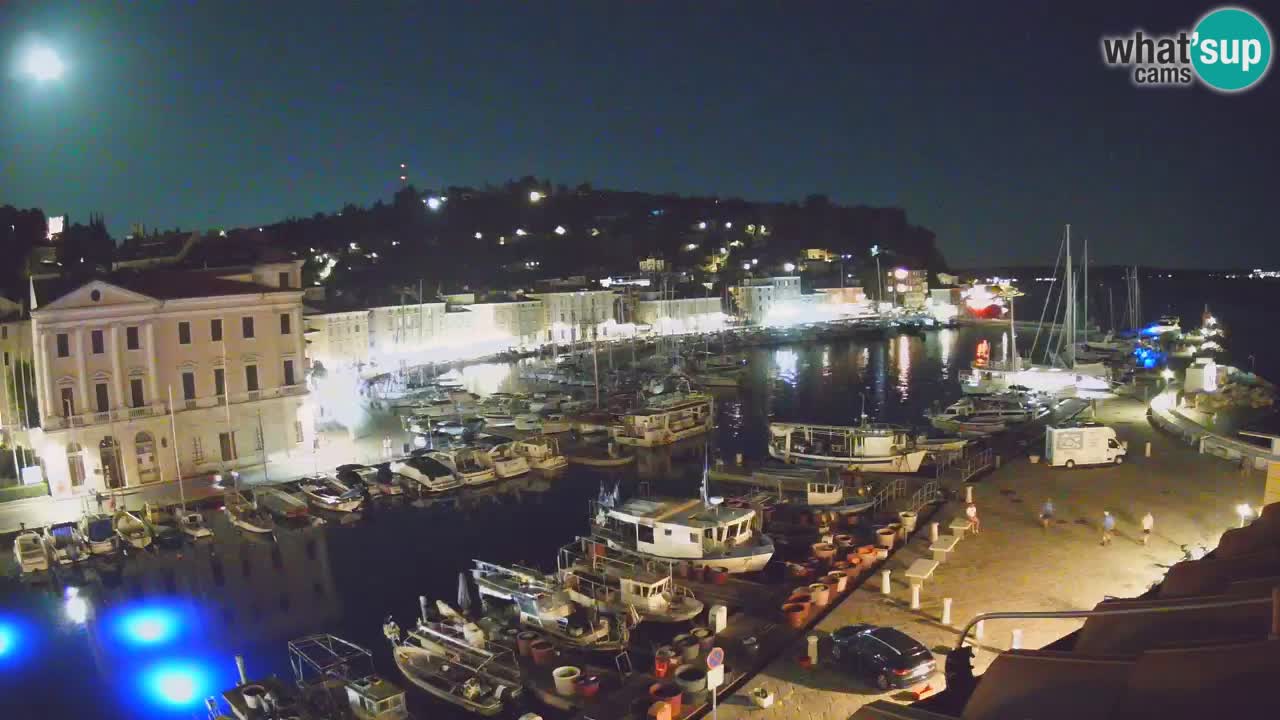 Live-Webcam aus Piran “Mandrač” – Erstaunliche Live-Ansicht von Villa Piranesi