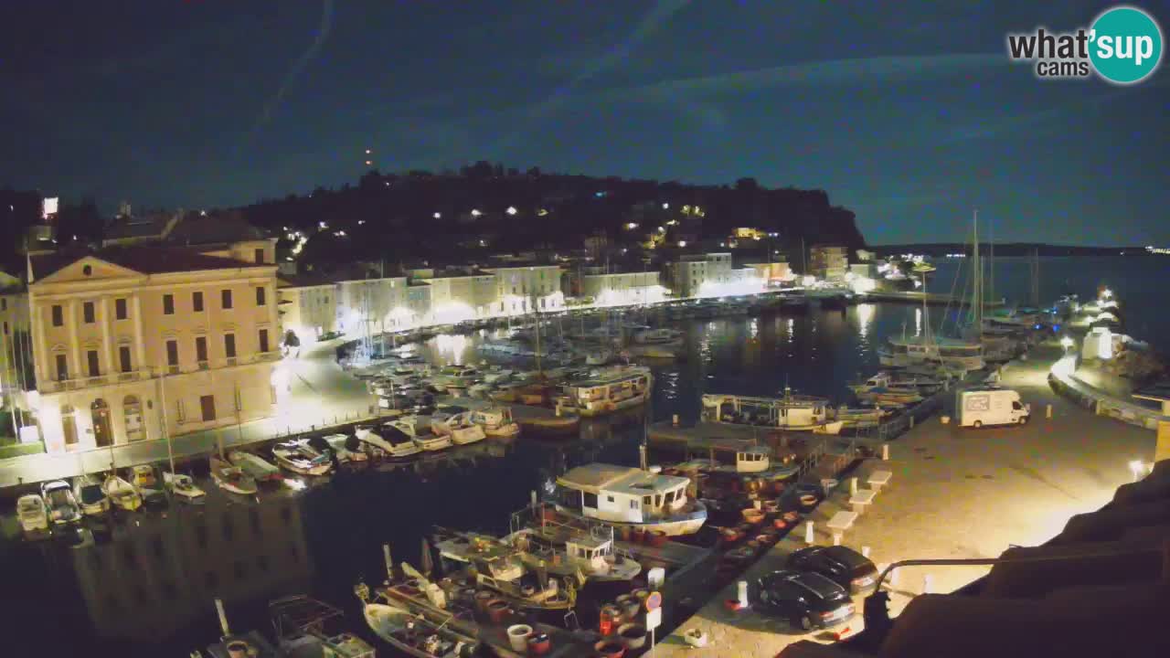 Live webcam from Piran “Mandrač” – Amazing live view from Villa Piranesi