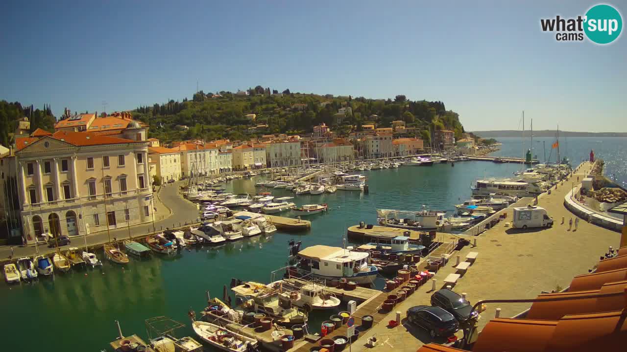 Cámara web en vivo desde Piran “Mandrač” – Increíble vista en vivo desde Villa Piranesi