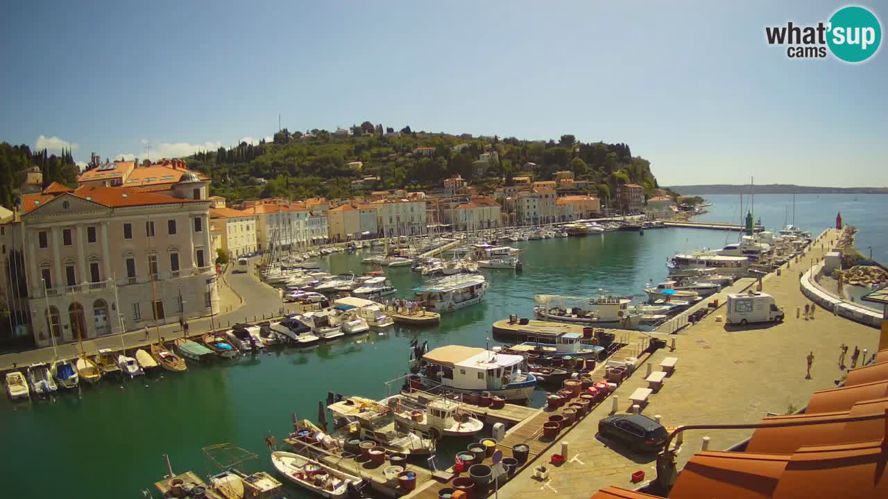 Live webcam from Piran “Mandrač” – Amazing live view from Villa Piranesi