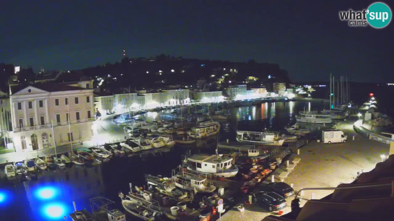 Live-Webcam aus Piran “Mandrač” – Erstaunliche Live-Ansicht von Villa Piranesi