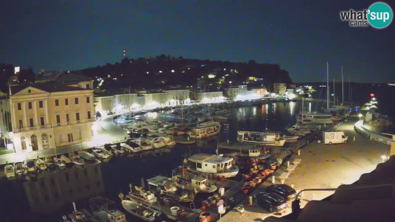 Live-Webcam aus Piran “Mandrač” – Erstaunliche Live-Ansicht von Villa Piranesi