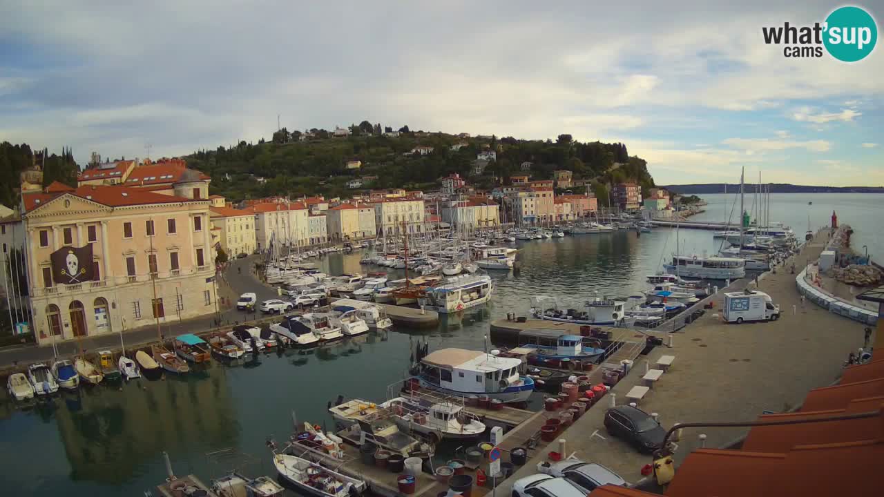 Live webcam from Piran “Mandrač” – Amazing live view from Villa Piranesi