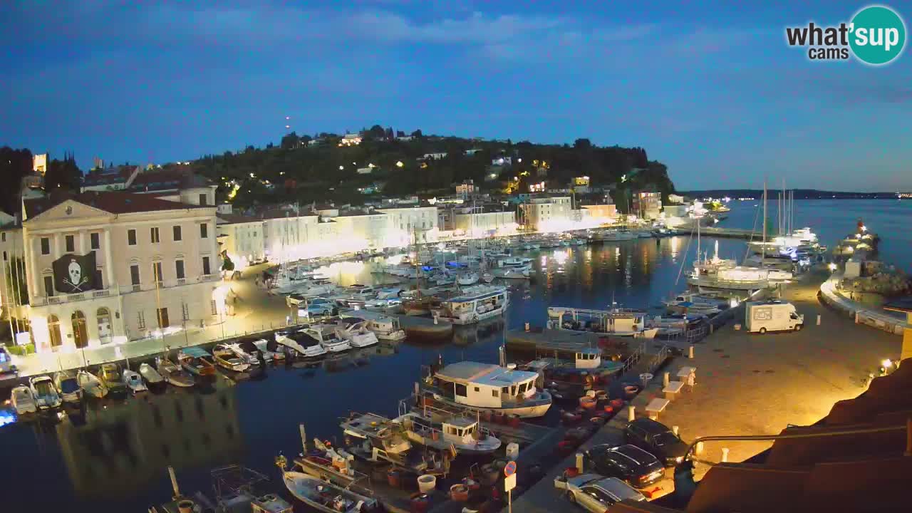 Live webcam from Piran “Mandrač” – Amazing live view from Villa Piranesi