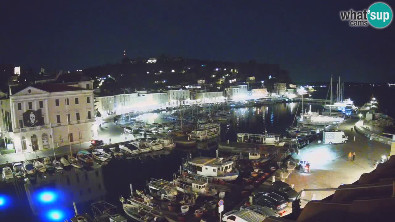 Live webcam da Pirano “Mandrač” – Splendida vista live da Villa Piranesi