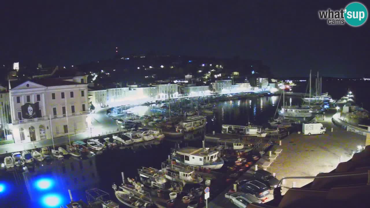 Live-Webcam aus Piran “Mandrač” – Erstaunliche Live-Ansicht von Villa Piranesi