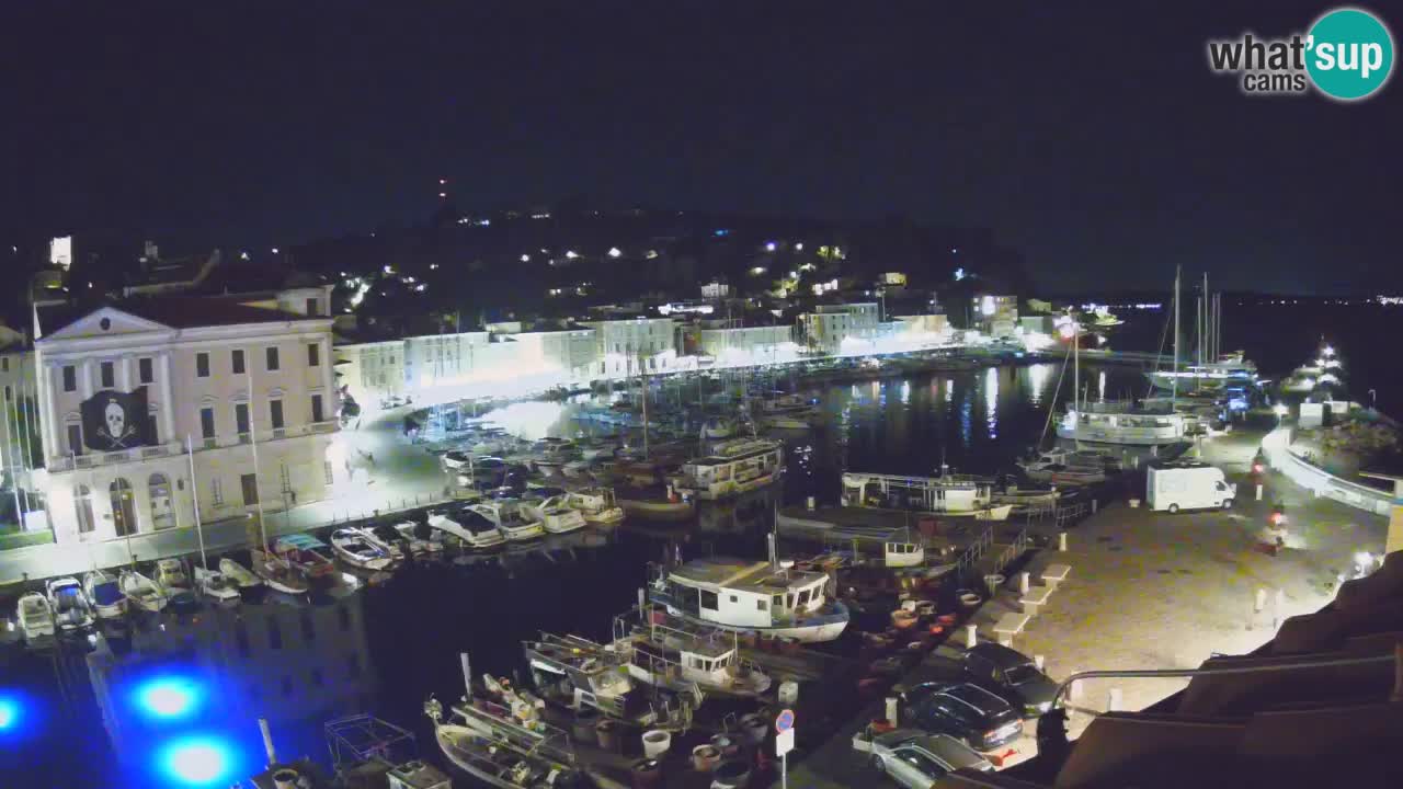 Live webcam from Piran “Mandrač” – Amazing live view from Villa Piranesi