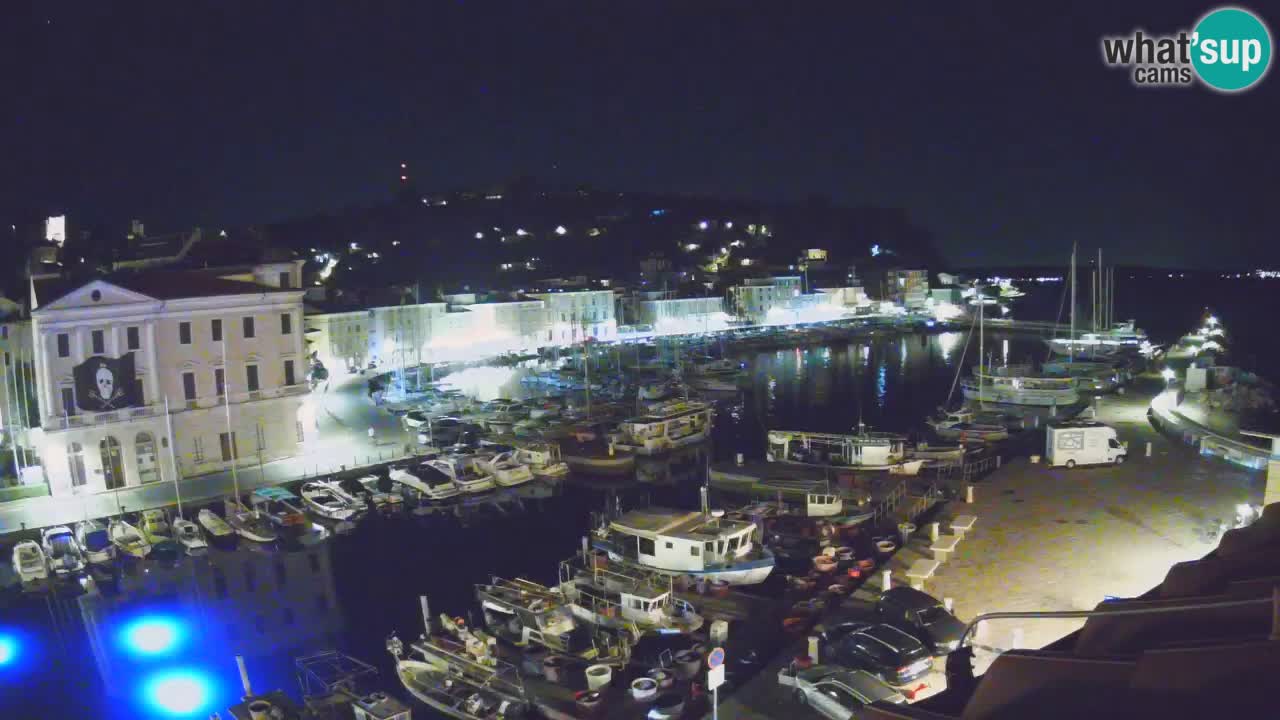 Live-Webcam aus Piran “Mandrač” – Erstaunliche Live-Ansicht von Villa Piranesi
