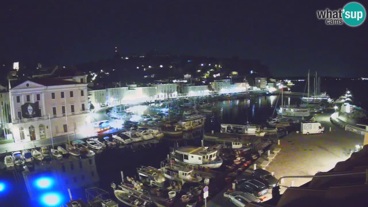 Live-Webcam aus Piran “Mandrač” – Erstaunliche Live-Ansicht von Villa Piranesi