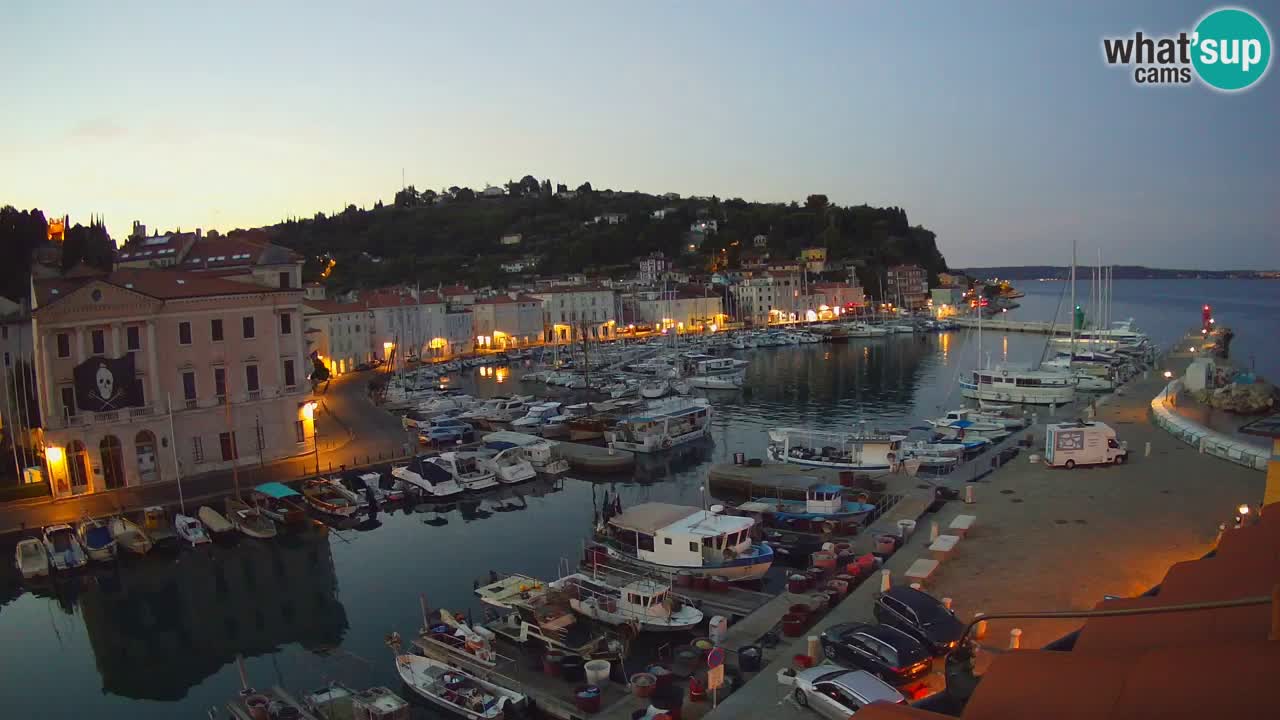 Live webcam from Piran “Mandrač” – Amazing live view from Villa Piranesi