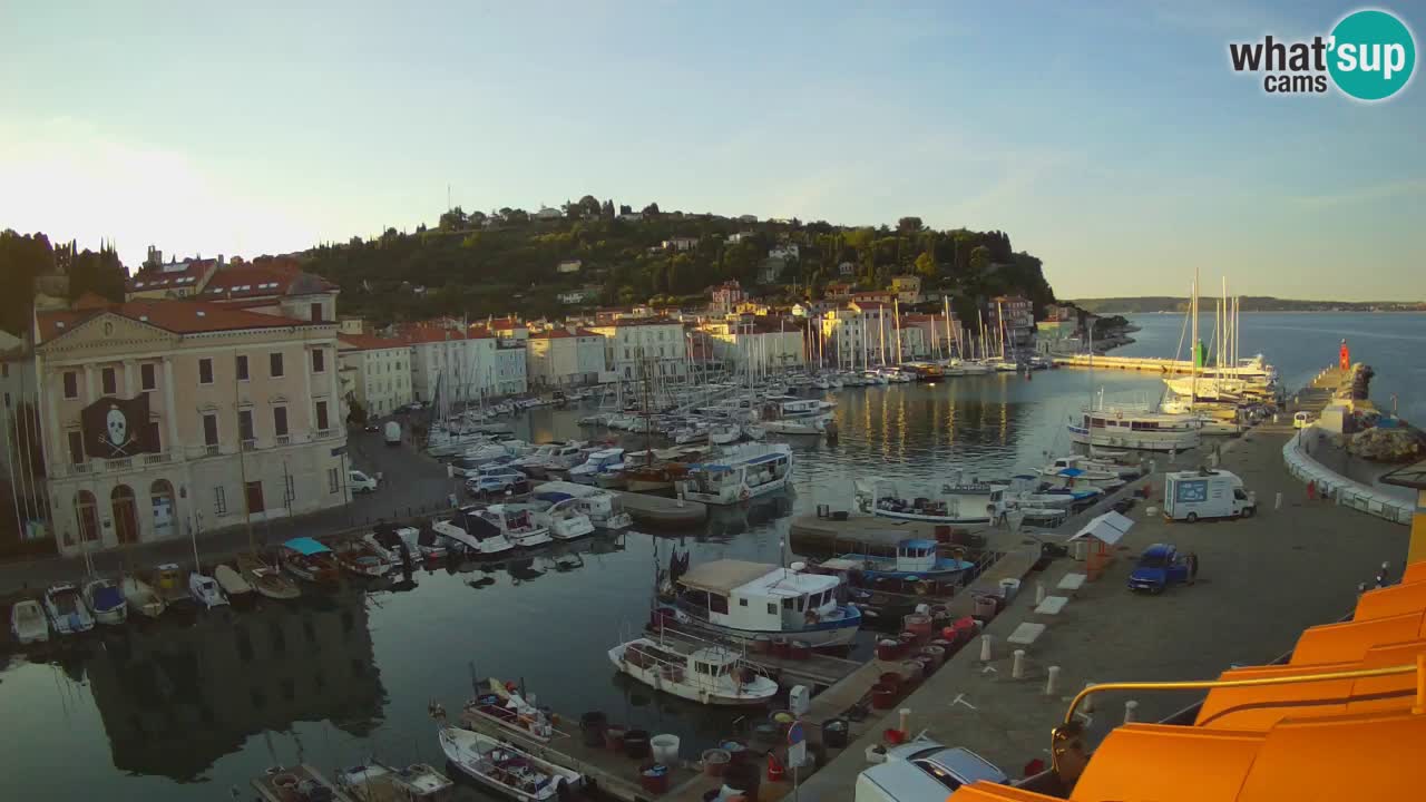 Live webcam from Piran “Mandrač” – Amazing live view from Villa Piranesi