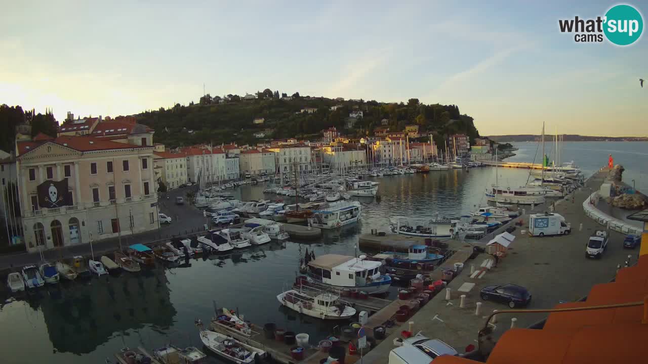 Cámara web en vivo desde Piran “Mandrač” – Increíble vista en vivo desde Villa Piranesi
