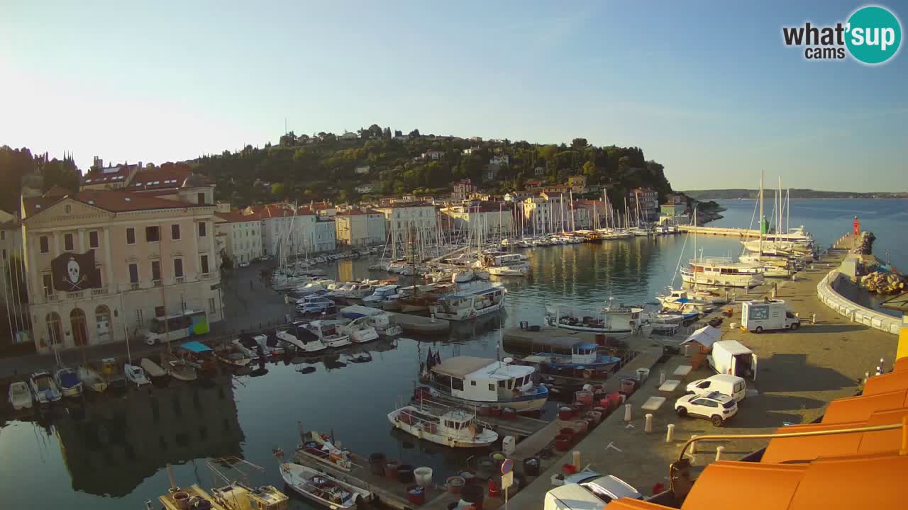 Live webcam from Piran “Mandrač” – Amazing live view from Villa Piranesi