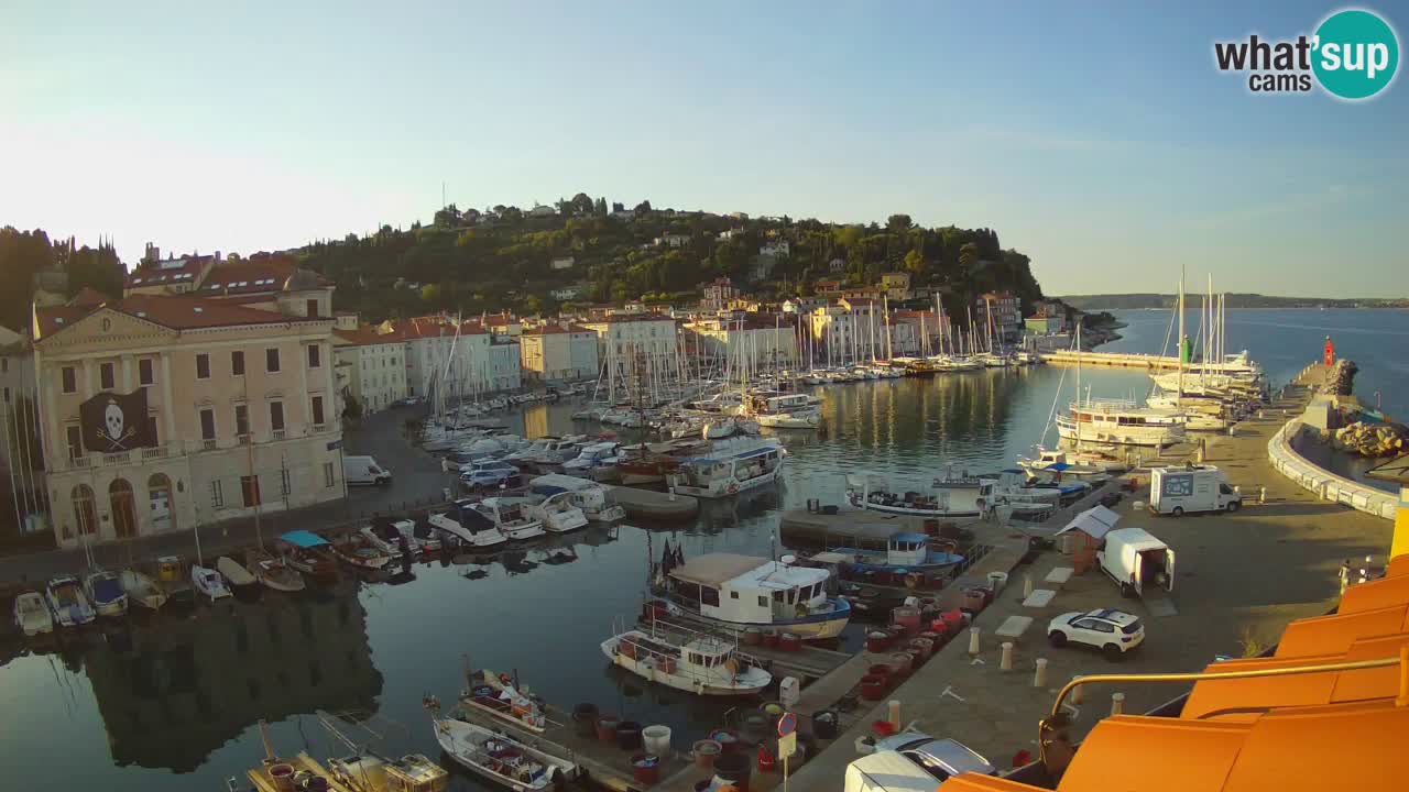 Iz Pirana Spletna kamera v živo “Mandrač” – Neverjeten pogled v živo iz Vile Piranesi