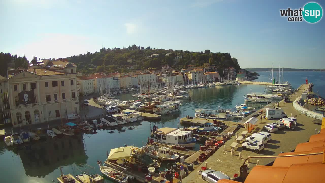 Cámara web en vivo desde Piran “Mandrač” – Increíble vista en vivo desde Villa Piranesi