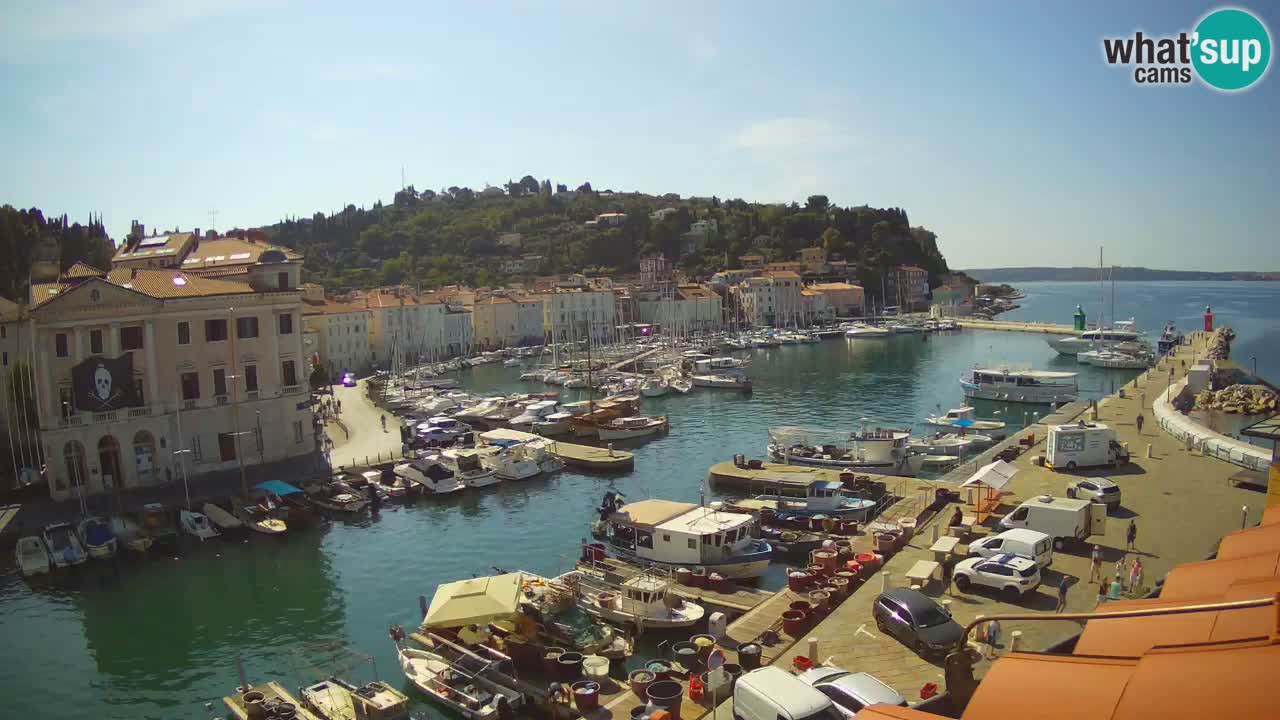 Cámara web en vivo desde Piran “Mandrač” – Increíble vista en vivo desde Villa Piranesi