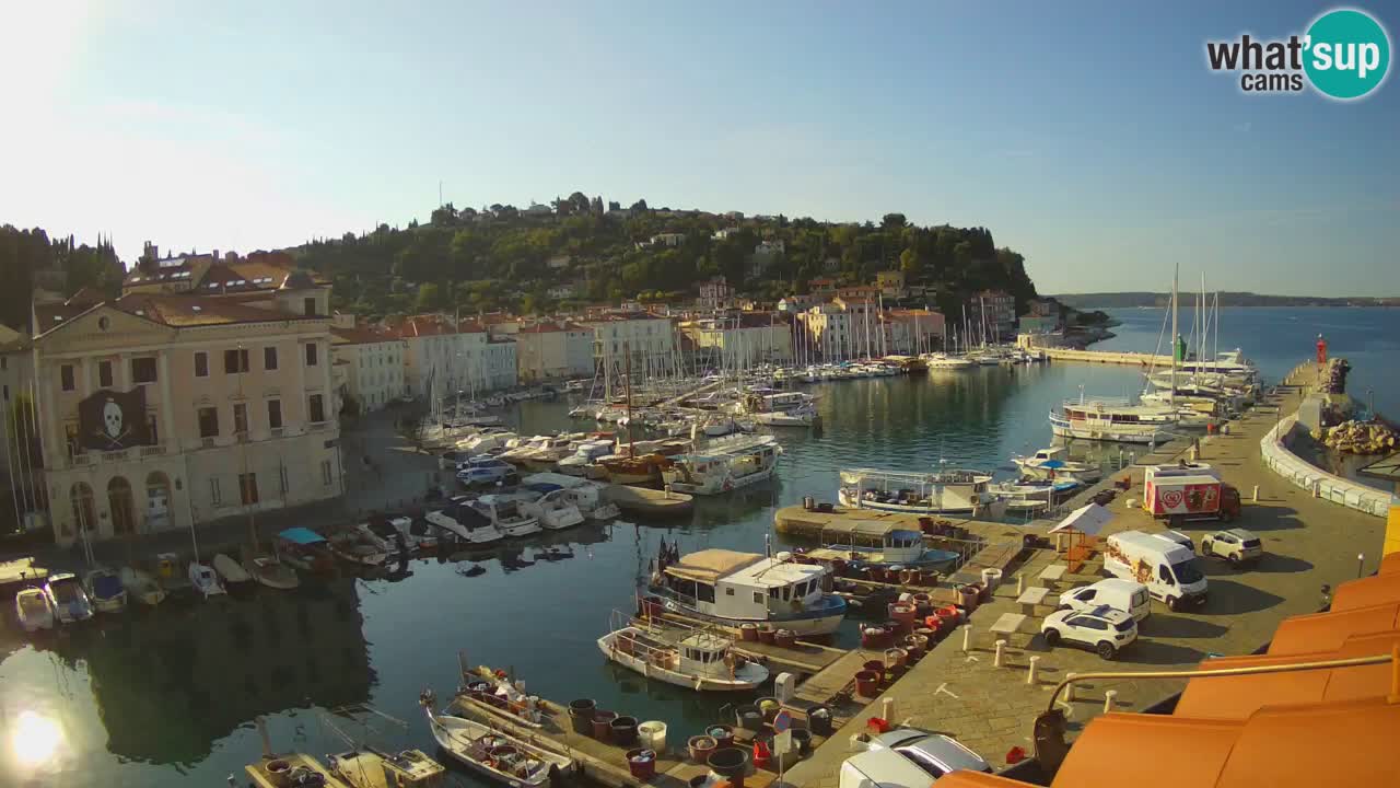 Cámara web en vivo desde Piran “Mandrač” – Increíble vista en vivo desde Villa Piranesi