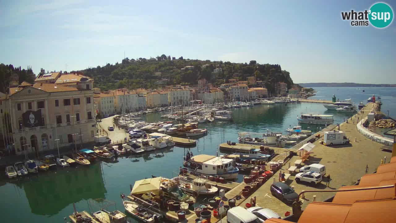 Cámara web en vivo desde Piran “Mandrač” – Increíble vista en vivo desde Villa Piranesi