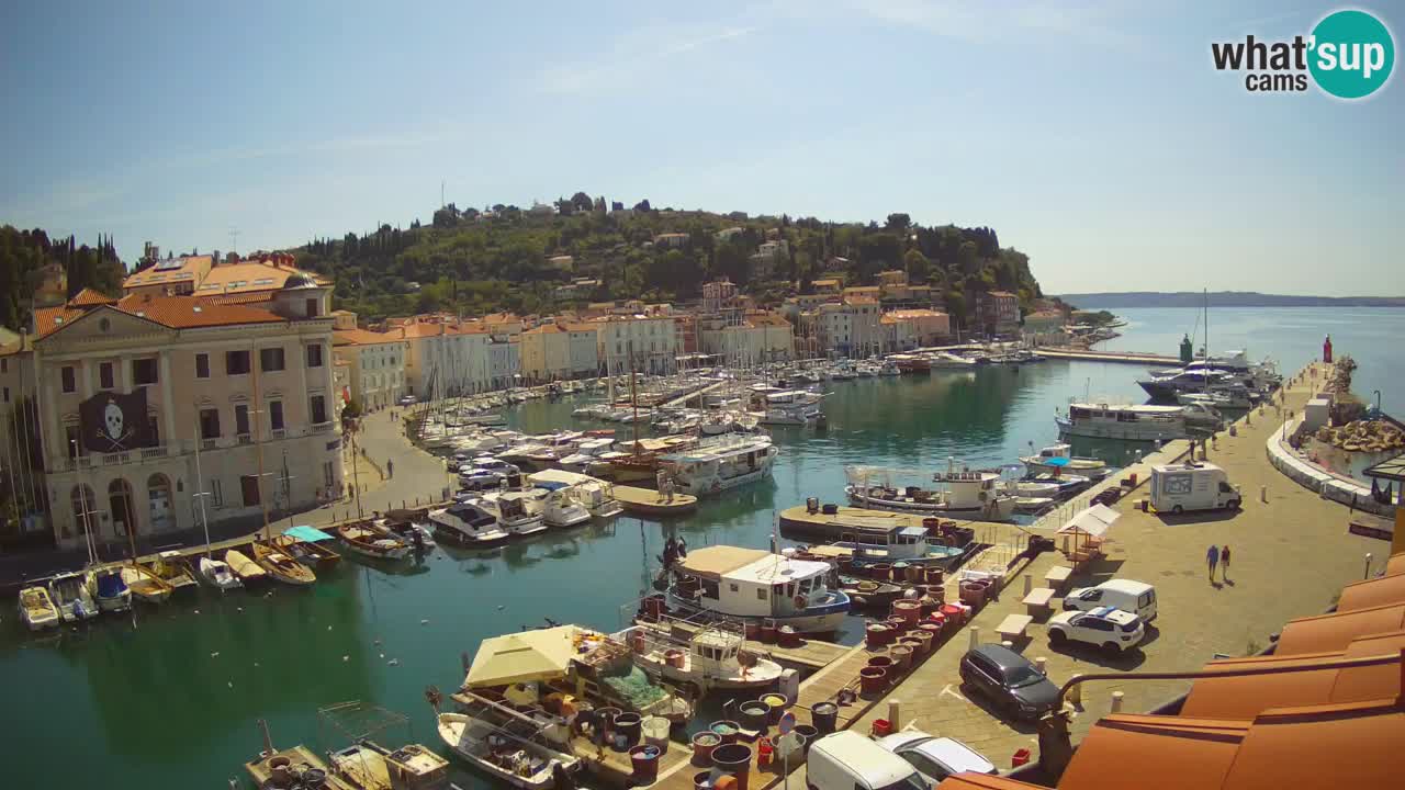 Live webcam from Piran “Mandrač” – Amazing live view from Villa Piranesi