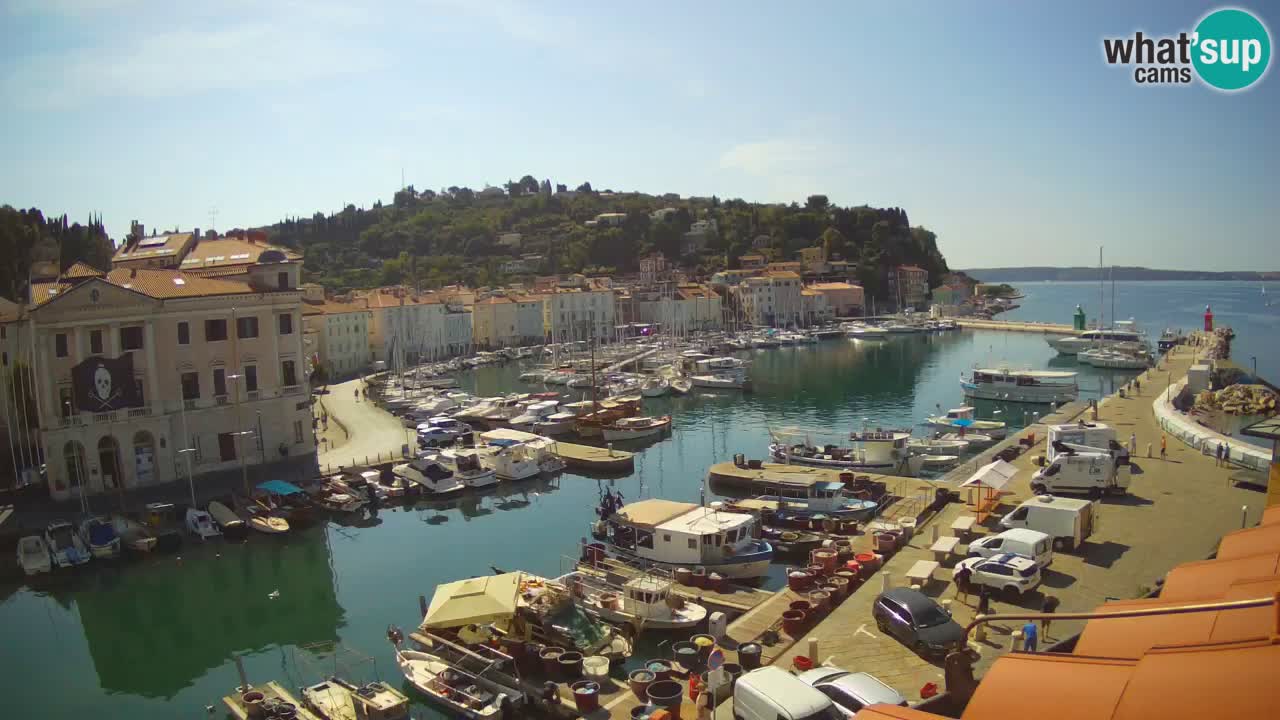 Live webcam from Piran “Mandrač” – Amazing live view from Villa Piranesi